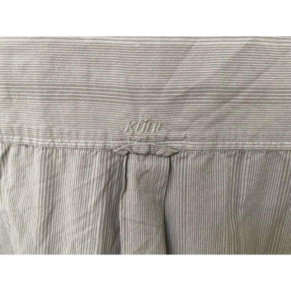 Kuhl Shirt Men's Short Sleeve Button Front Rugged Camp Beige Size L - Picture 7 of 7